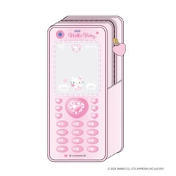 KT25-01 サンリオキャラクターズ ハローキティ 90's ビニールポーチ なつかしガラケー エンジェル