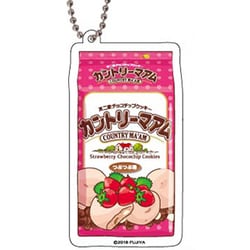 FU12-4 不二家 アクリルマスコット3 カントリーマアム つぶつぶ苺