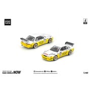 PR640361 1/64 パンデム シルビア S13 2020 D1仕様 ライトイエロー/ホワイト [ダイキャストミニカー]