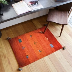 ギャッベマット Dシリーズ GABBEH D16 OR 45X75