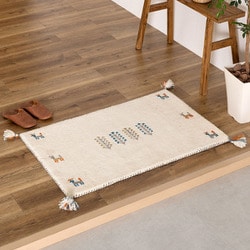 ギャッベ 玄関マット 約45x75cm GABBEH D21 45X75