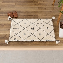 ギャッベ 玄関マット 約60x90cm GABBEH D22 60X90