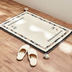 ギャッベ 玄関マット 約60x90cm GABBEH D23 60X90