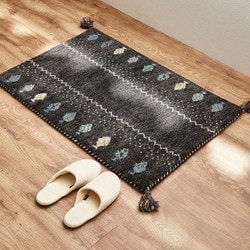 ギャッベ 玄関マット 約60x90cm GABBEH D24 60X90