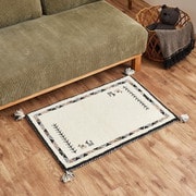 ギャッベ 玄関マット 約70x120cm GABBEH D23 70x120