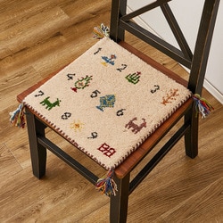 ギャッベ チェアパッド ヌメロ GABBEH 40x40 IV