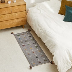 ギャッベ キッチンマット ヌメロ GABBEH 40x120 GY