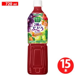 野菜生活100 2種のぶどうミックス 720ml×15本