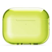AirPods Pro 3用 ケース クリア 耐衝撃 傷防止 ワイヤレス充電対応 CLEAR CASE ネオンイエロー EL_A3PCSTPCZ_NY