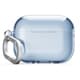 AirPods Pro 3用 ケース クリア 耐衝撃 落下防止 カラビナ付 ワイヤレス充電対応 CLEAR HANG CASE アクアブルー EL_A3PCSTPHZ_AB