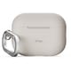 AirPods Pro 3用 ケース 耐衝撃 落下防止 カラビナ付 シリコンカバー ワイヤレス充電対応 SILICONE HANG CASE ストーン EL_A3PCSSCN3_ST