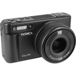 YAS-DGC100-BK [コンパクトデジタルカメラ YASHICA City 100（Black）]