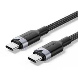 USB Type-C to C ケーブル USB2.0 最大240W 高耐久ナイロン 2m Black TR-1412