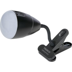 充電式LEDクリップライト 3段階調整ヘッド360度回転標準型 電球色 LEDCLIP-FX-D