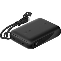 モバイルバッテリー 10000mAh with Display PD20W USB-C×2 ブラック BPB027FQBK