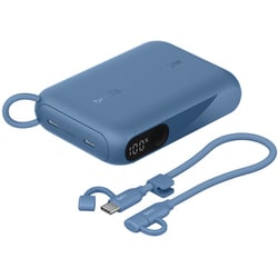 【美品】Belkin 2-in-1 急速充電モバイルバッテリー　10000mAh Belkin】世界初！*Apple Watch 7.5W急速充電 高性能モバイル