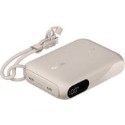 モバイルバッテリー 10000mAh with Display PD20W USB-C×2 サンド BPB027FQSD