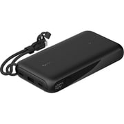 モバイルバッテリー 20000mAh with Display PD20W USB-C×2/USB-A×1 ブラック BPB028FQBK