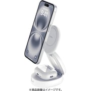Qi2 2-in-1 ワイヤレス充電スタンド 15W ホワイト WIZ035DQWH