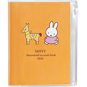 2026年 MIFFY (ミッフィー) 家計簿付き手帳 A6週間 ポニー 月曜はじまり MF913A