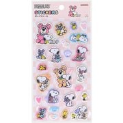 S8814600 [限定 ぷっくりシール スヌーピー＆カドリーベアーズ パステル]