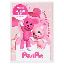 S8908494 [限定 ダイカットミニレターセット PostPet モモ＆コモモ]