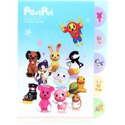 限定 ダイカットクリアファイル5P PostPet 集合 S2174456