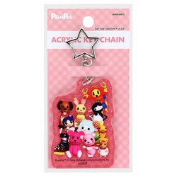 S8350345 [限定 ラメ入アクリルキーホルダー PostPet 集合]