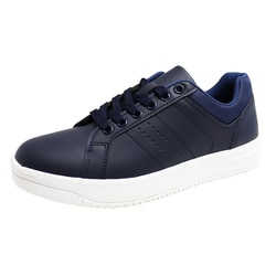 メンズ レディース 撥水 コートシューズ GMOOD ジームード スニーカー ネイビー 27.0cm gm-403-navy-27