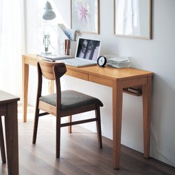 ベルメゾン　奥行が選べるパソコンデスク 【引出し付き】 120×50cm 奥行が選べるパソコンデスク（パソコンデスク/ワークデスク