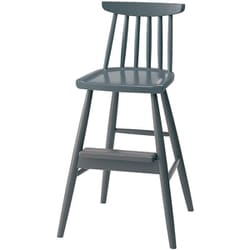 キッズも使える ハイタイプのウィンザーチェア チャコールグレー 104185802001
