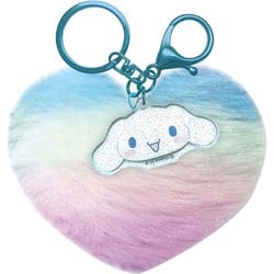 SAC-HF2-CN サンリオキャラクターズ ハート型ファーキーホルダー シナモロール