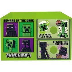 CPS-MCT-CE Minecraft ペンスタンド付きプラチェスト クリーパー＆エンダーマン