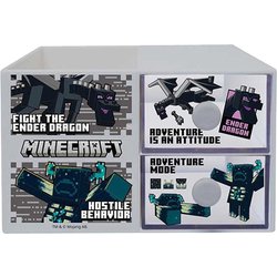 CPS-MCT-EW Minecraft ペンスタンド付きプラチェスト エンダードラゴン＆ウォーデン