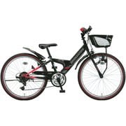 子ども用自転車 エクスプレスジュニア 24インチ 外装6段変速 ブラック＆レッド EXJ45 1A545B0