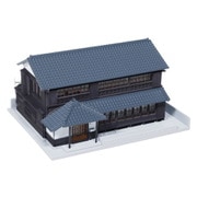 23-483B Ｎスケール完成品 ジオタウン ローカルストラクチャーシリーズ 切妻造りの町家3（黒壁） [鉄道模型用品]