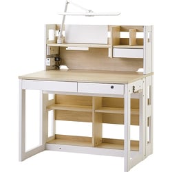 学習デスク THE DESK ホワイト木目 お客様組立 KSL-25CW