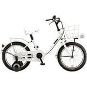 子ども用自転車 2A322A bikke m（ビッケm） 16インチ 変速なし E.YBKホワイト BKM163 2A322A0