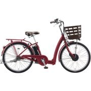 電動アシスト自転車 RAKUTTO（ラクット） 24インチ 内装3段変速 T.Xルビーレッド RK4B45 3P574A0