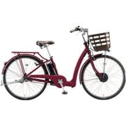 電動アシスト自転車 RAKUTTO（ラクット） 26インチ 内装3段変速 T.Xルビーレッド RK6B45 3P573A0