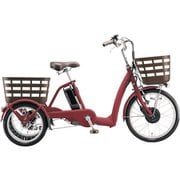 電動アシスト三輪車 RAKUTTO WAGON（ラクットワゴン） 前20/後16インチ 内装3段変速 T.Xルビーレッド RW0B45 3P576A0