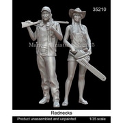 Man35210 1/35 現用 アメリカ レッドネックの労働者セット 2体入 [組立式プラスチックモデル]