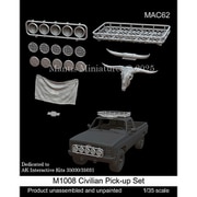 MAC62 1/35 現用 アメリカ 民間ピックアップトラック装備品セット （AKインタラクティブ用） [プラモデル用パーツ]