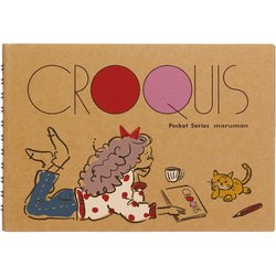 限定 クロッキーブック ポケットサイズ 80枚 2025年 スケッチブックの日 S162SB-25
