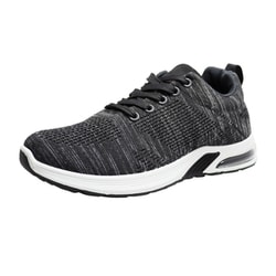 メンズ レディース 撥水 ニットシューズ GMOOD ジームード ランニング スニーカー グレー 27.0cm gm-400-gray-27