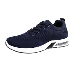 メンズ レディース 撥水 ニットシューズ GMOOD ジームード ランニング スニーカー ネイビー 24.5cm gm-400-navy-245