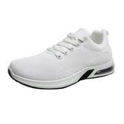 メンズ レディース 撥水 ニットシューズ GMOOD ジームード ランニング スニーカー ホワイト 25.0cm gm-400-white-25