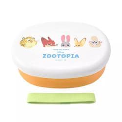 14116 ズートピア 小判型一段ランチボックス フェイス柄
