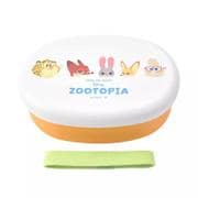 14116 ズートピア 小判型一段ランチボックス フェイス柄