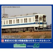 1293T Nゲージ塗装済キット 東武800型 3両編成 動力付きトータルセット [鉄道模型]